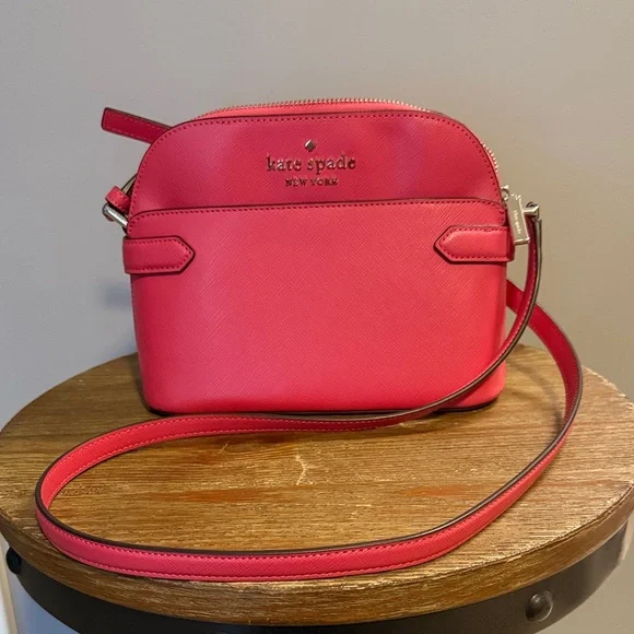 Kate Spade Crossbody Raspberry/Pink - Picture 3 of 5